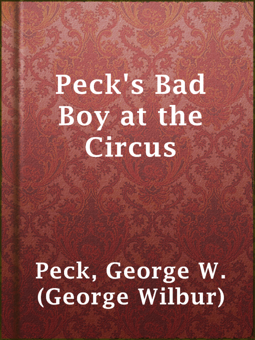 Cover image for Peck's Bad Boy at the Circus